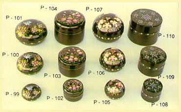 Lacquerware - Boxes (Round Cylindrical)