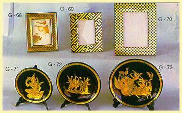 Lacquerware -  Picture Frames, Show Plates