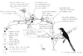 The Major Birdwatching Sites Map